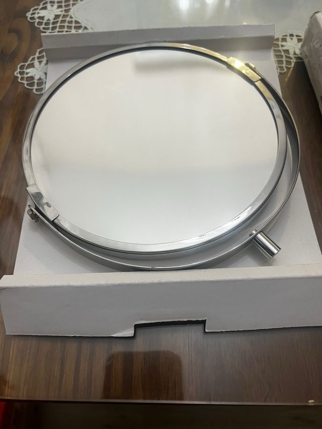 Espejo Aumento Baño 2.5x Metal