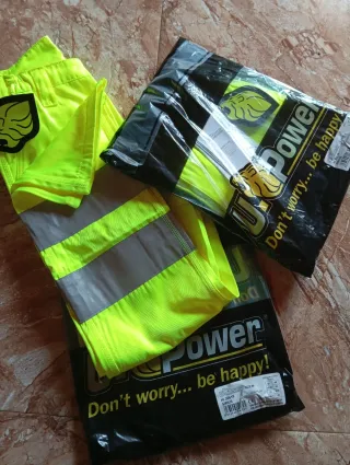 Pantaloni da lavoro UPower gialli taglia M