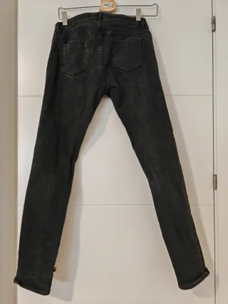 Pantalón vaquero premamá negro