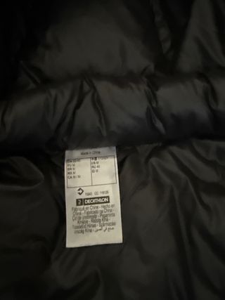 Chaqueta Forclaz Plumas Montaña Talla 40