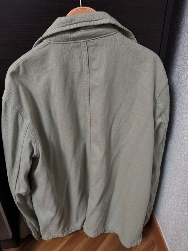 Sobrecamisa Zara Verde Oliva