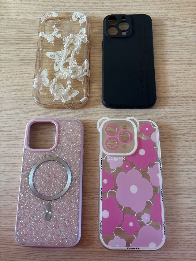 Fundas iPhone 15 Pro Max (4 unidades)