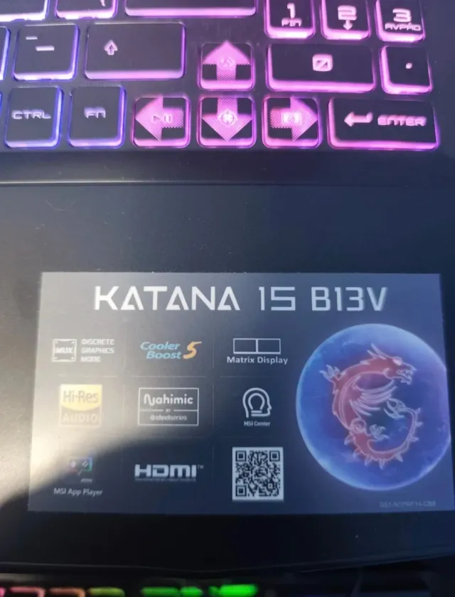 MSI Katana 15 B13V 64GB RAM