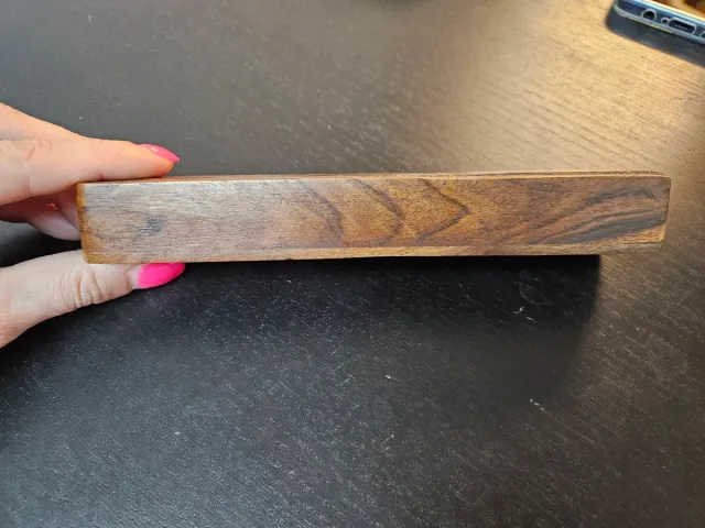 Estuche madera pequeño decorado