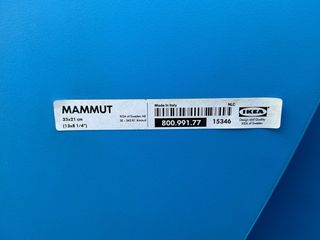 Estantería Ikea Mammut Azul