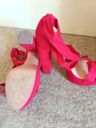 Sandali con tacco Even&Odd rossi