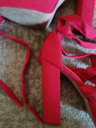 Sandali con tacco Even&Odd rossi