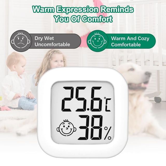 6 Termómetros Higrómetros Digitales