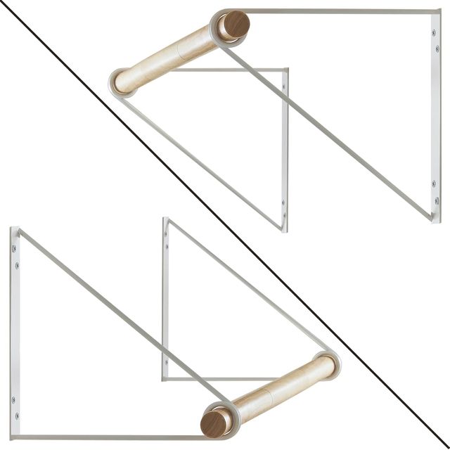 Suporte de Parede IBUYKE Madeira e Metal