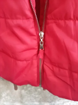 Anorak rojo acolchado