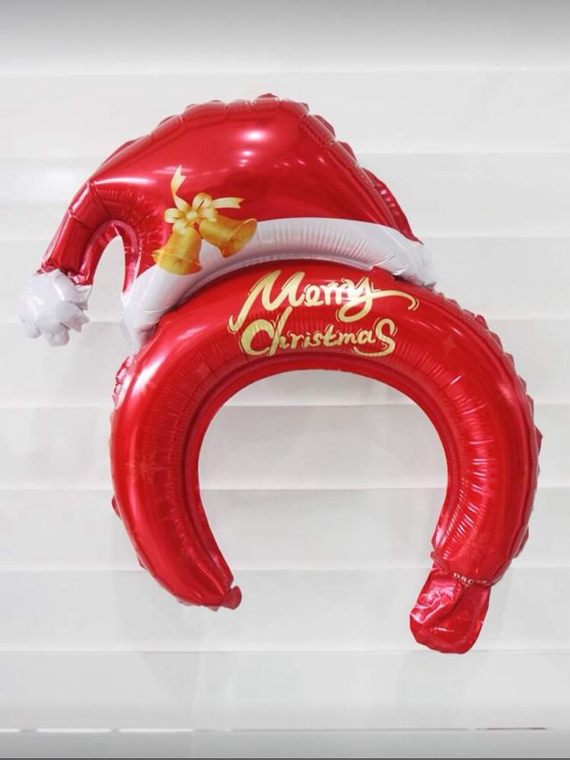 Set 6 Gorros Navideños Globos