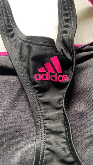 Bañador Adidas Negro y Rosa