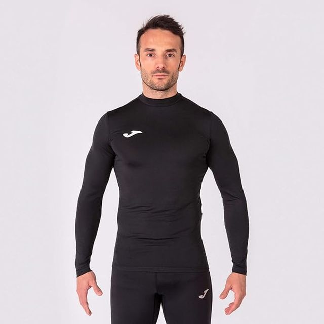 Camiseta Térmica Joma Caballero Negra