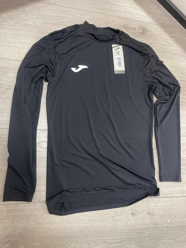 Camiseta Térmica Joma Caballero Negra
