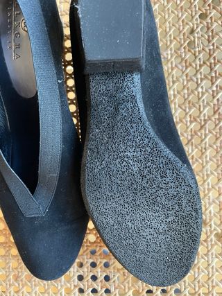 Scarpe Allegra camoscio nero eleganti