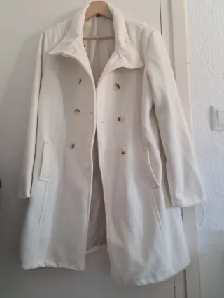 Abrigo Zara Gris Mujer