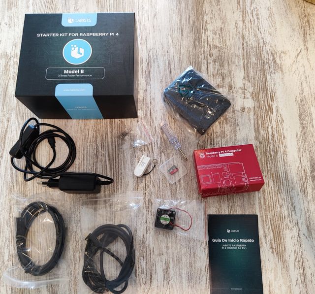  Raspberry Pi 4 Model B 4GB RAM kit completo