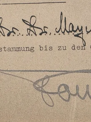 Documento original Kriegsschule Potsdam Rommel