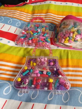 Set Abalorios Pulseras y Collares