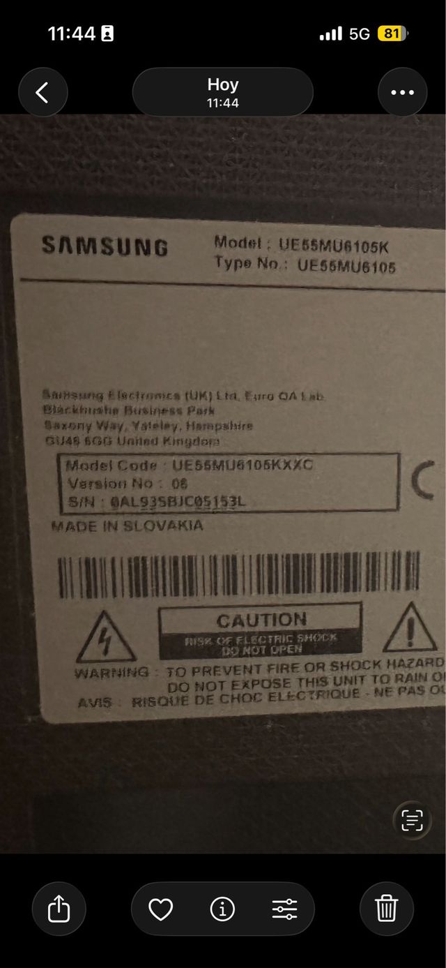 Samsung 55 UE55MU6105K Smart TV