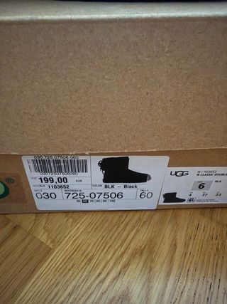 Botas UGG Negras Talla 37