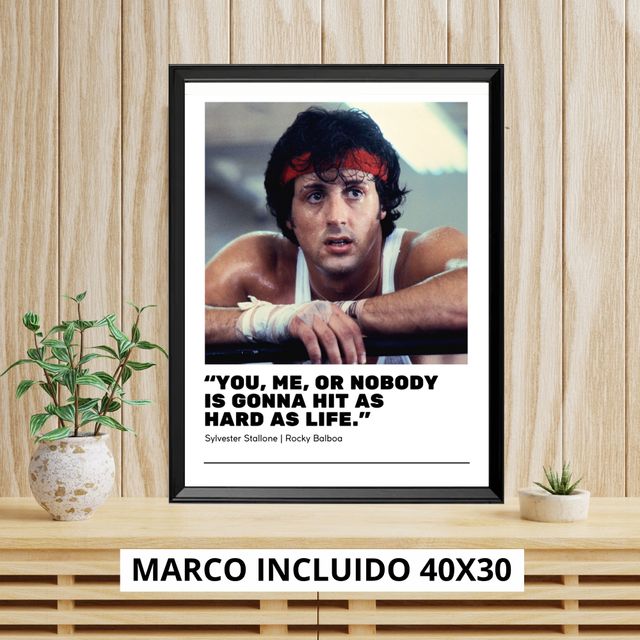 Quadro Rocky Balboa - Stampa film Cinema 40x30