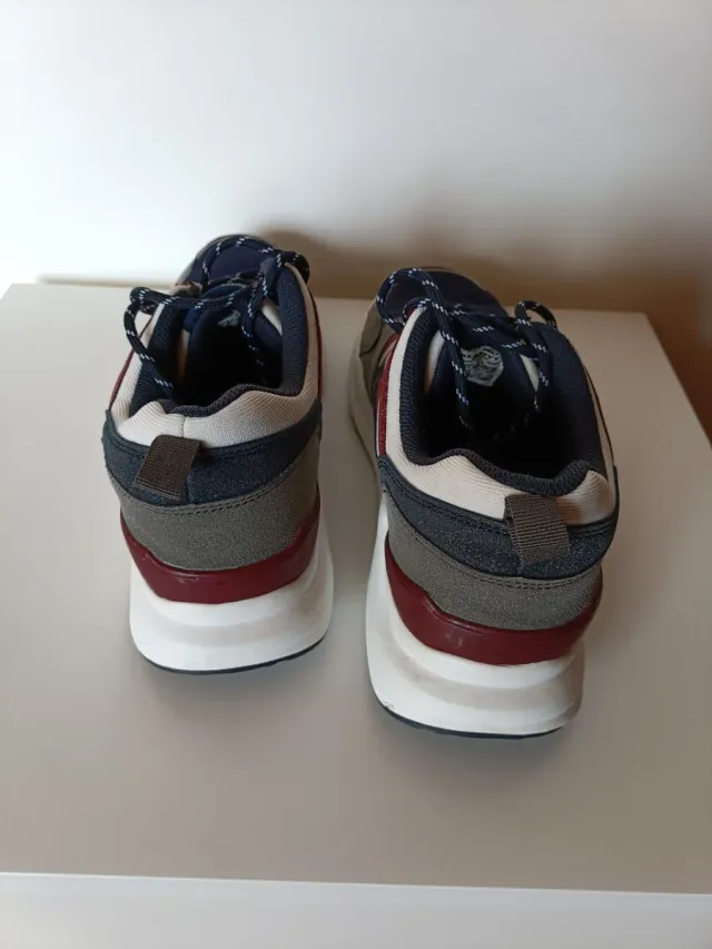 Sneakers Alcott Blu, Grigio, Rosso, Bianco