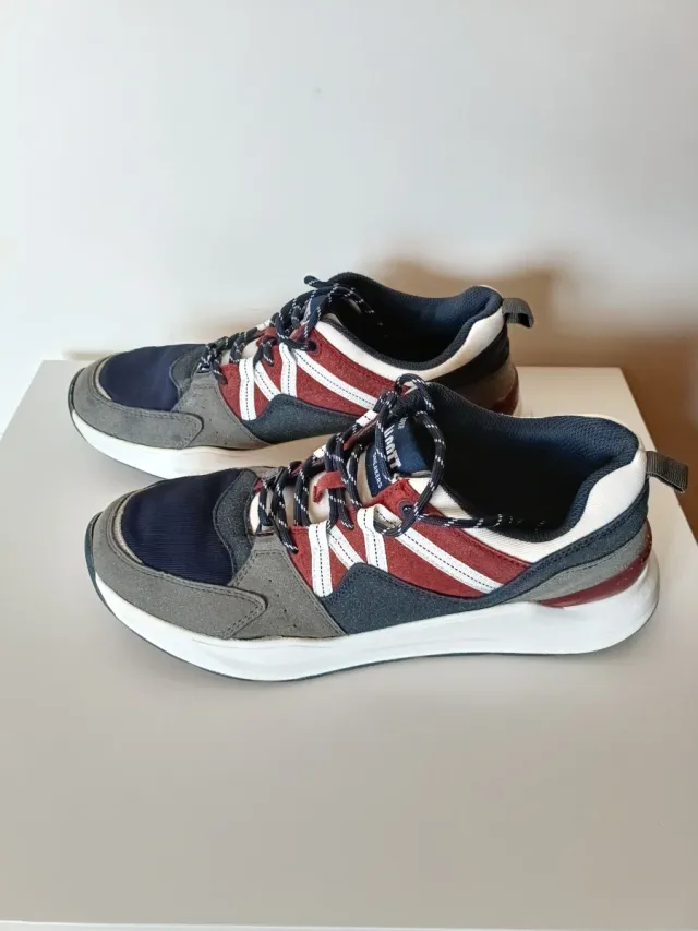 Sneakers Alcott Blu, Grigio, Rosso, Bianco