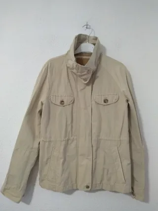 Gabardina Massimo Dutti Beige