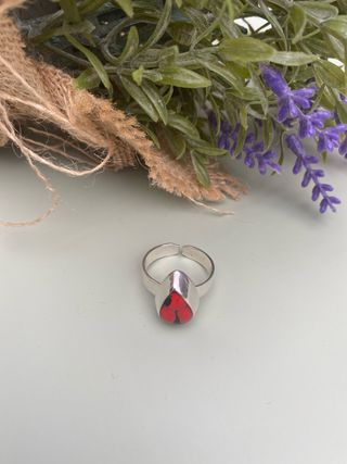 Anillo Plata 950 Peruana con Huayruros