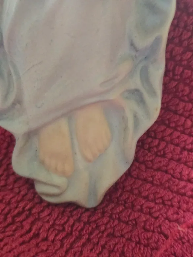 Benditera de porcelana ángel