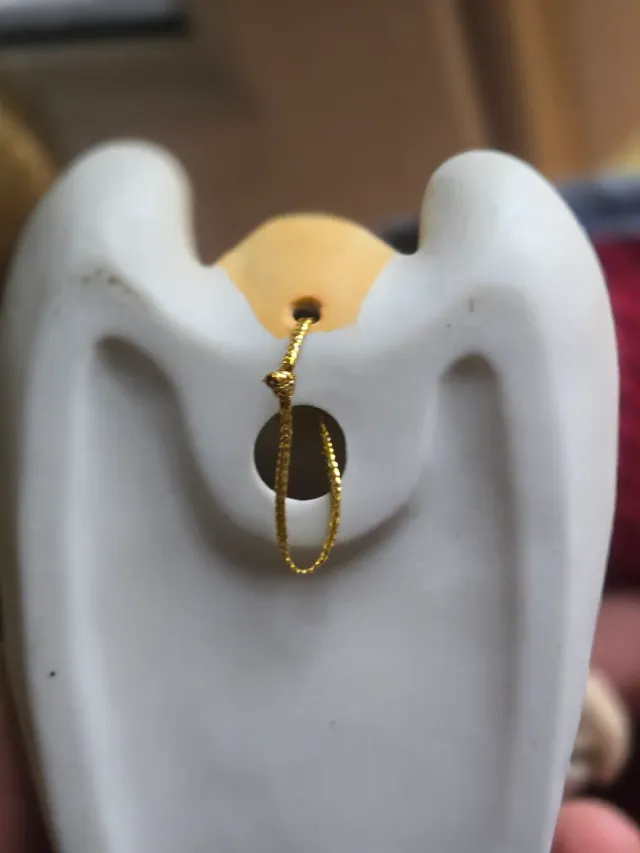 Benditera de porcelana ángel