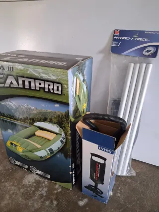 Barca inflable Neva III Campro + Bomba