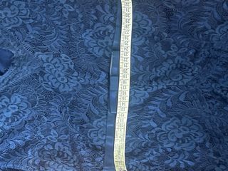 Abito lungo pizzo blu