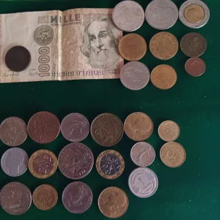 Lote Monedas Italia y Francia
