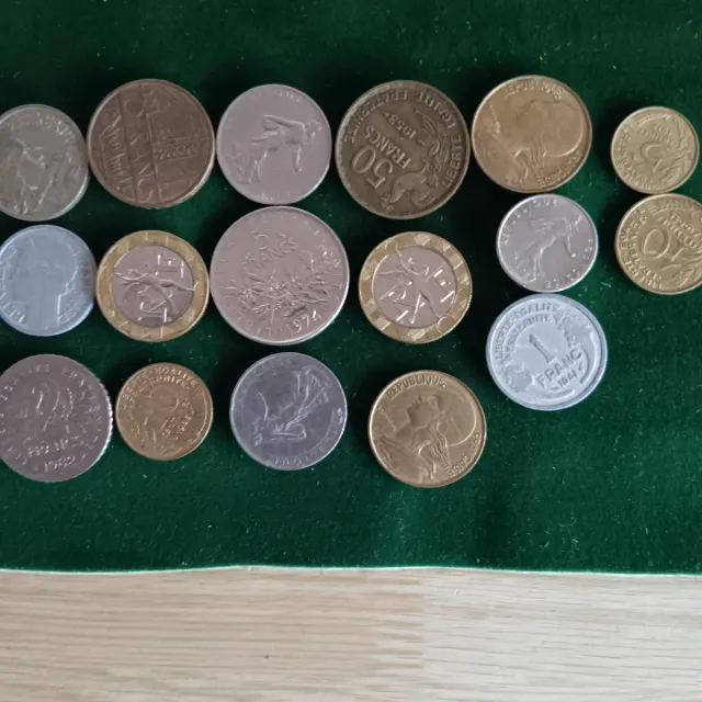 Lote Monedas Italia y Francia