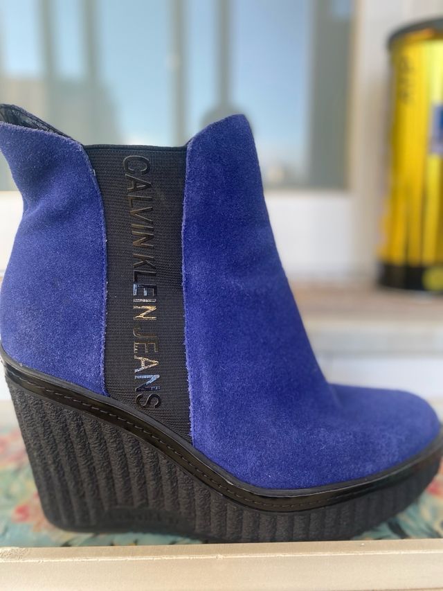 Botines Calvin Klein Jeans Azules