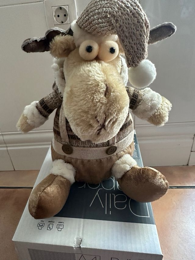 Decoración Navideña Reno Peluche