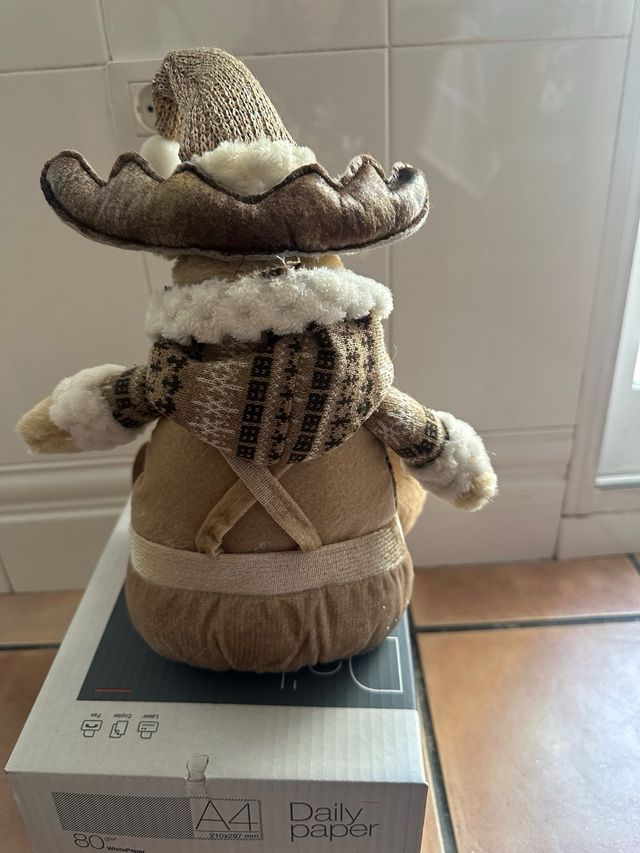 Decoración Navideña Reno Peluche