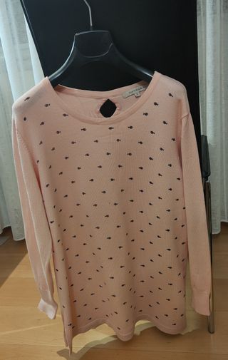 Jersey Dándara Rosa con Peces Talla S