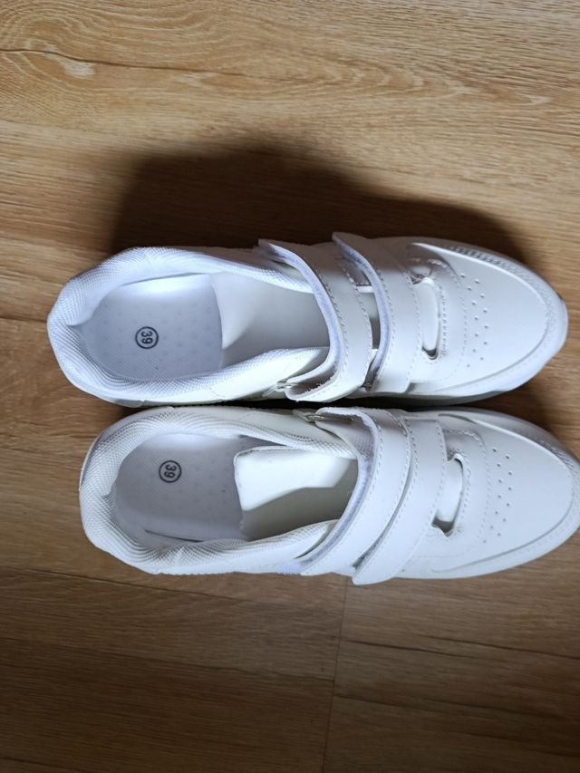 Zapatillas blancas mujer talla 39