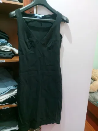 Vestido negro Zara talla L