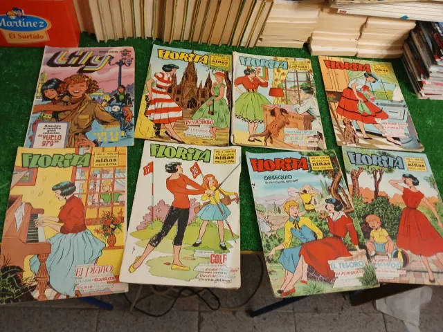 Lote de 7 Tebeos Florita y Lily