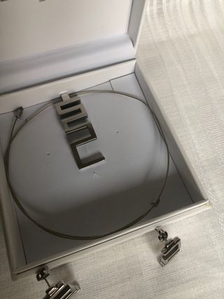 Juego Lotus Acero Colgante y Pendientes