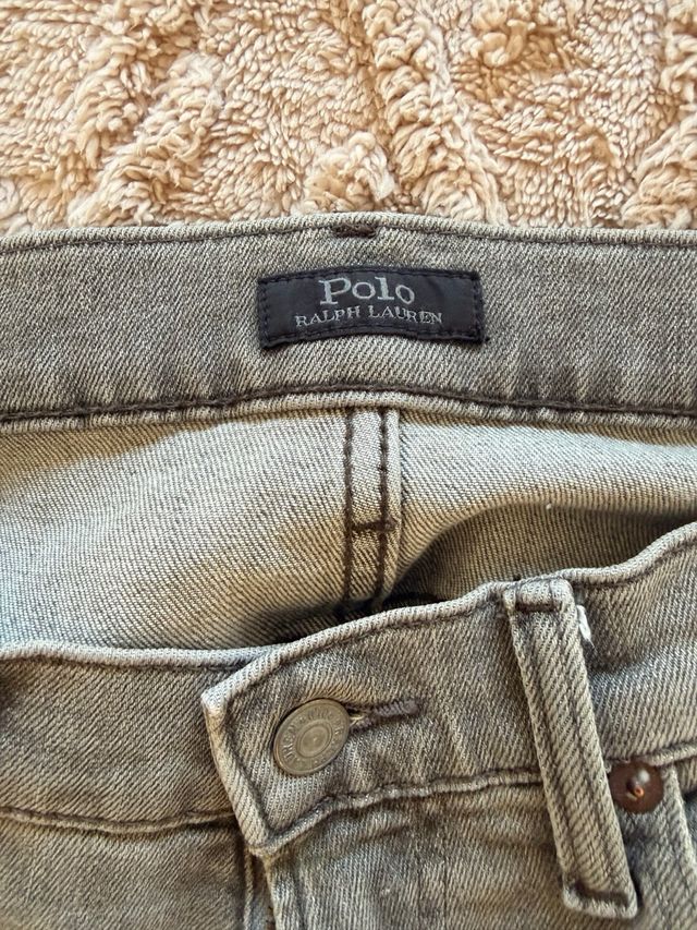 Pantalones Polo Ralph Lauren grises talla 32x32