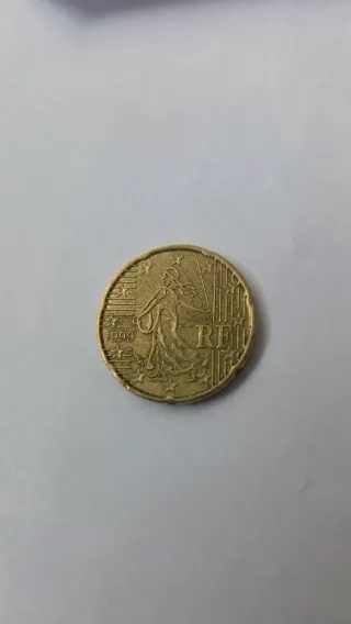 Moneda 20 Céntimos Euro RF 1999