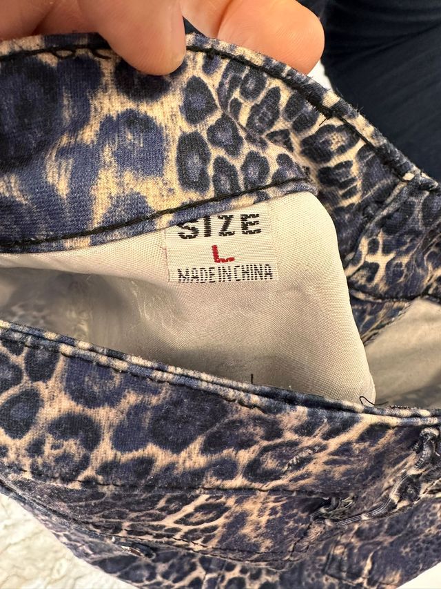 Pantaloni JBP JOG fantasia leopardata TG L