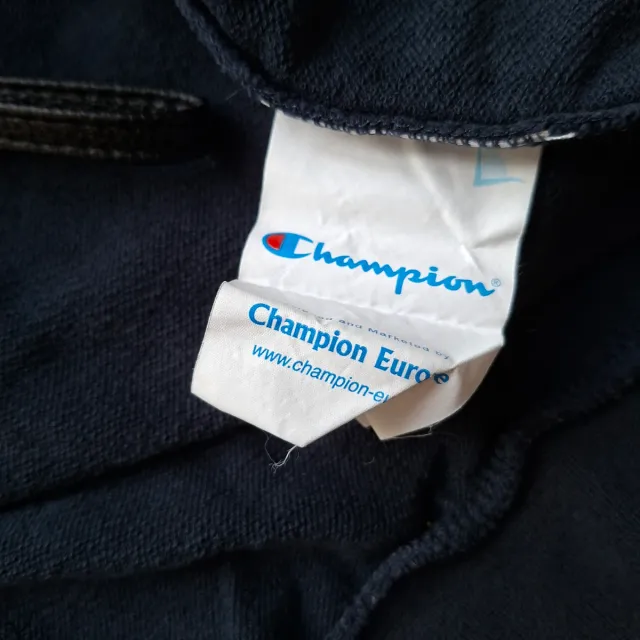 Felpa Champion Vintage 90s Bambino 9/10 anni Blu 