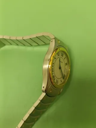 Cartier Santos Ronde Oro y Plata
