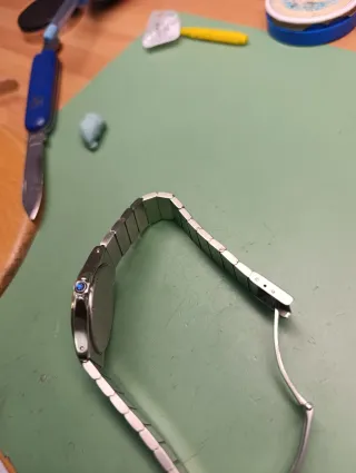 Cartier Santos Ronde Oro y Plata